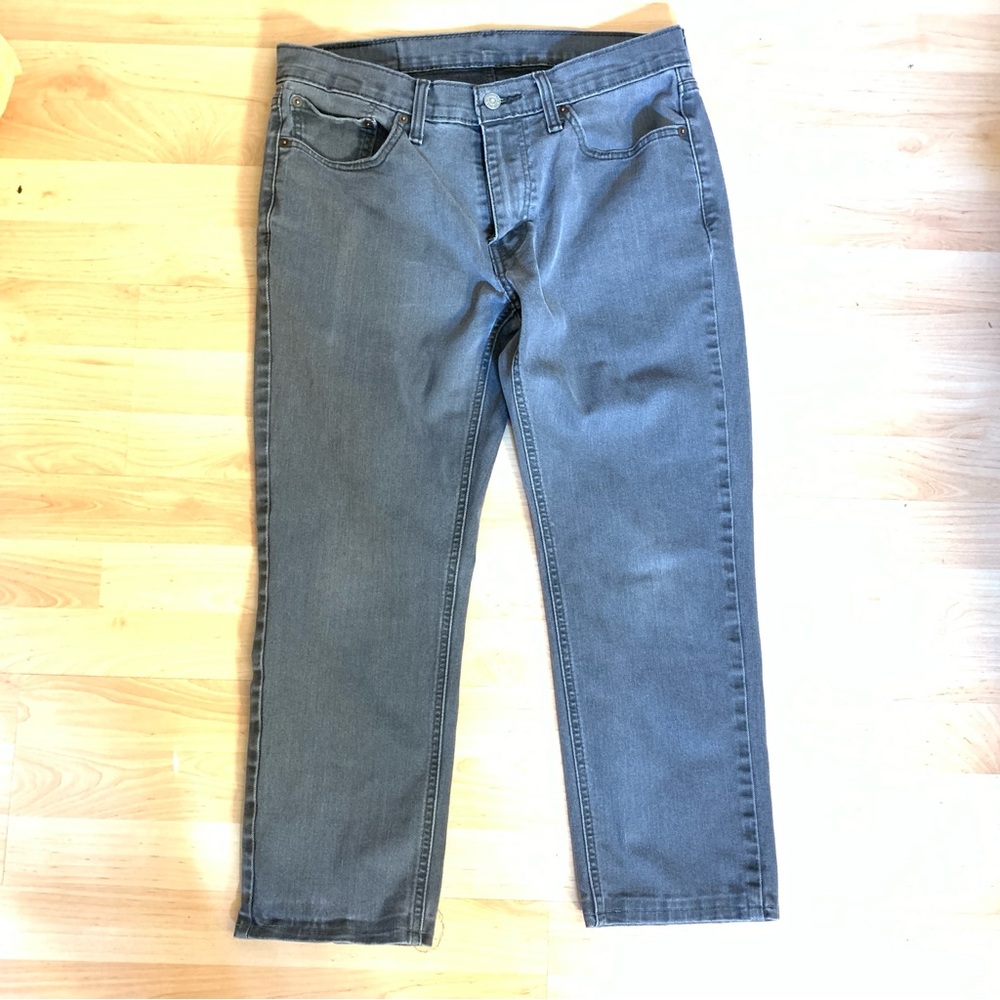 Levi’s Men’s Gray Straight Leg Jeans 32x34 Water<Less Denim